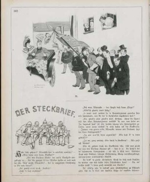 "Beim Empfang seiner Durchlaucht" "Der Steckbrief"