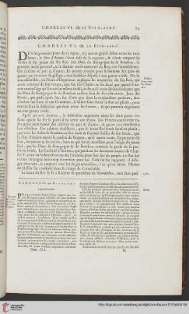 Charles VI. dit Le Bien-Aime
