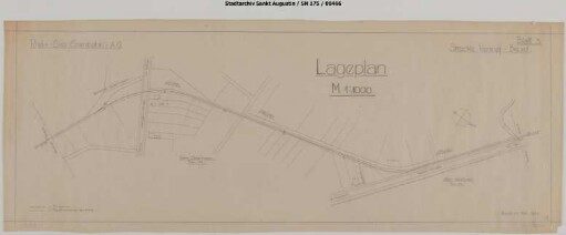Streckenplan Hennef-Beuel, Blatt 3, mit Haltestelle Geistingen