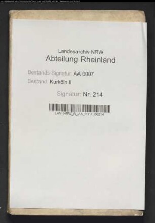 Besoldungslisten des erzbischöflichen Hofstaats