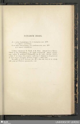 Notarum index