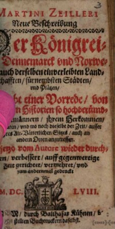 Neue Beschreibung der Königreiche Dennemark und Norwegen