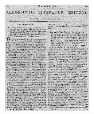 Beyträge zur Kenntniß und Verbesserung des Kirchen- und Schulwesens in den Königlich Braunschweig- Lüneburgschen Churlanden. Bd. 1, H. 1-4. Ges. u. hrsg. v. J. C. Salfeld. Hannover: Hahn 1800