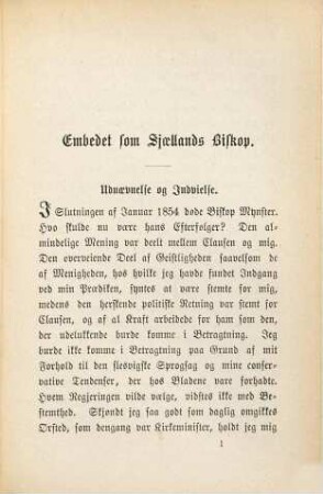 Af mit Levnet : Meddelelser, 3