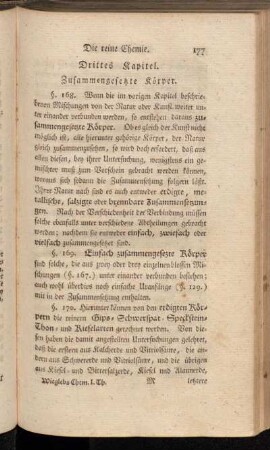 Drittes Kapitel. Zusammengesetzte Körper.