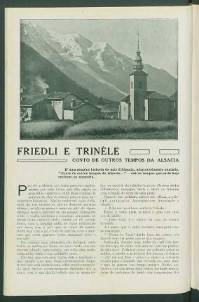 Friedli e Trinèle : Conto de outros tempos da Alsacia