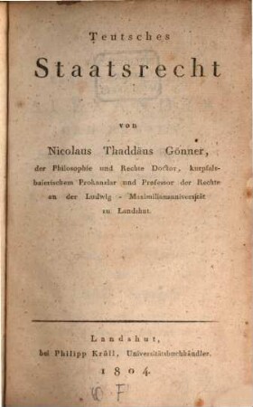 Teutsches Staatsrecht