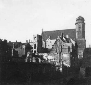 Burgstraße, Blickrichtung Thomaskirche