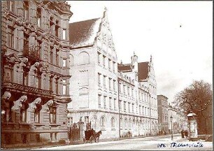 Fischer, Theodor; München, Luisenstr.; Höhere Töchter Schule - Straßenansicht