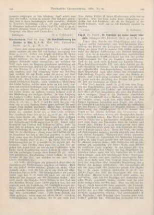 544-546 [Rezension] Vogel, Friedr., De Hegesippo qui dicitur Josephi interprete