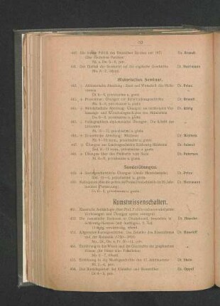 Kunstwissenschaften.