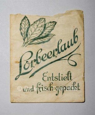 Papiertüte "Lorbeerlaub"