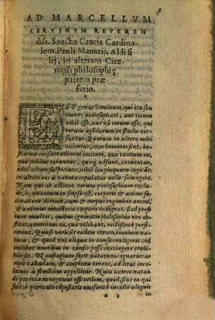 Marci Tvllii Ciceronis De Philosophia Tomvs ..., 2