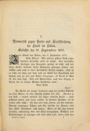 Die Belagerung von Paris