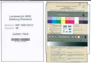 Entnazifizierung Hans Juchem , geb. 25.03.1899 (Masseur)