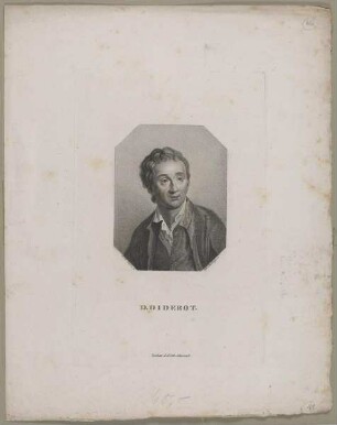 Bildnis des D. Diderot