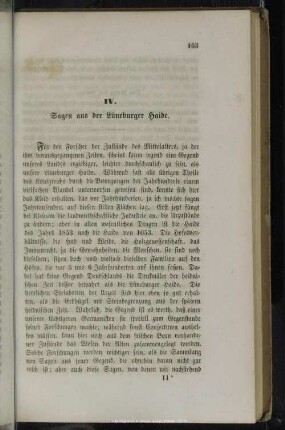 IV. Sagen aus der Lüneburger Haide