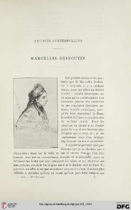 3. Pér. 13.1895: Marcellin Desboutin : artistes contemporains