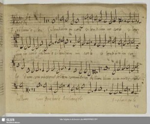 Bacchius, Johannes de: Factum est silentium in caelo