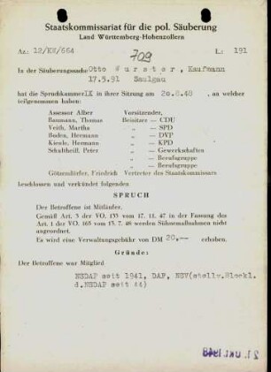 Wurster, Otto