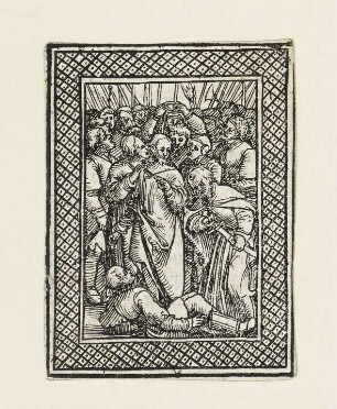 Judaskuss, Blatt 14 der Folge "Passion Christi"