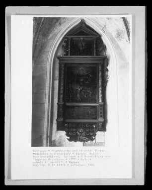 Epitaph mit Darstellung des Jüngsten Gerichtes
