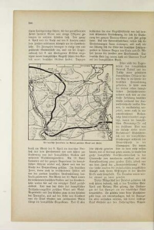 Die deutsche Frontlinie im Gebiet zwischen Maas und Mosel