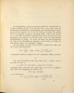 Theorie der Dämmerungsfarben, [2]. Nachtrag zu der Abhandlung: Theorie der Dämmerungsfarben