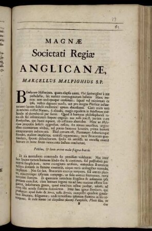 Magnæ Societati Regiæ Anglicanæ.