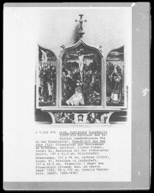 Flügelaltar aus Mennwangen — Schauseite (zweite)