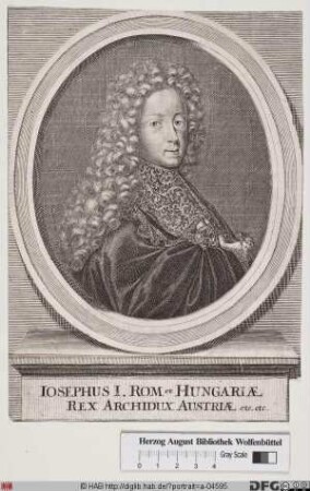 Bildnis Joseph I., römisch-deutscher Kaiser (reg. 1705-11)