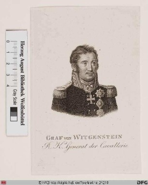 Bildnis Ludwig Adolph Peter Graf Wittgenstein (1834 Fürst) von Sayn-W.-Ludwigsburg