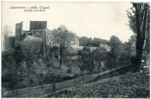 Lauenstein. Schloss und Ruine