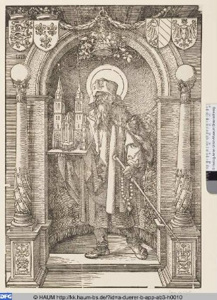 Hl. Sebald in der Nische