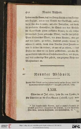 Neunter Abschnitt