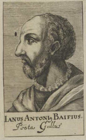 Bildnis des Ianus Antonius Baifius