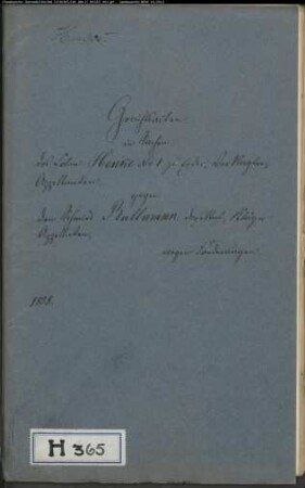 Henke Nr. 1 zu Erder gegen Schmied Rullmann zu Erder