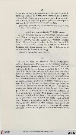 Pièces justificatives