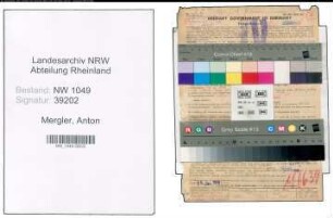 Entnazifizierung Anton Mergler , geb. 13.06.1903 (Installateur)