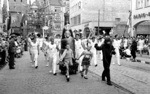 Freiburg: Festzug der Turner; Affentaler