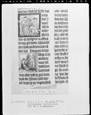 Sächsische Weltchronik (bis zum Jahre 1229) — ---, Folio 44rectoBuchseite