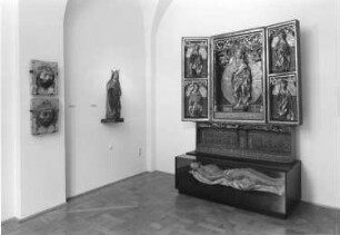 Marienaltar aus Neudorf : Marienaltar aus Neudorf. Holz, geschnitzt, gefasst (1515, P. Breuer). Dresden-Pillnitz: Kunstgewerbemuseum 27 648