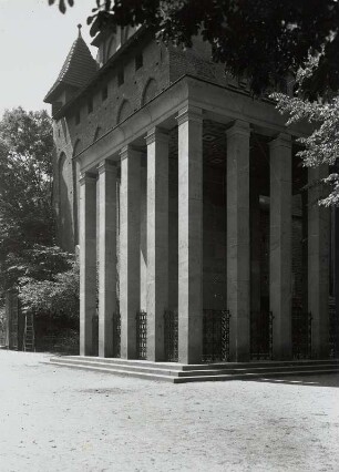 Königsberg, Kant-Mausoleum : Königsberg (Kaliningrad/Russland). Kant-Mausoleum. Außenansicht