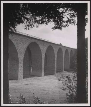 Saalebrücke Rudolphstein auf der Strecke "Leipzig-Bayreuth"