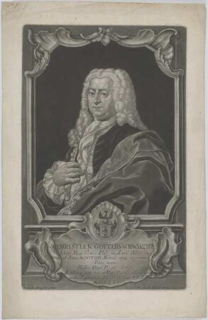Bildnis des Christian Gottlib Schwarzius