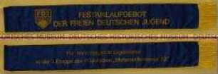 Fahnenschleife der Freien Deutschen Jugend