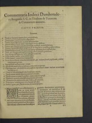 In titulum de tutorum & curatorum munere.