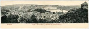 Budapest. Panorama, vom Blocksberg gesehen