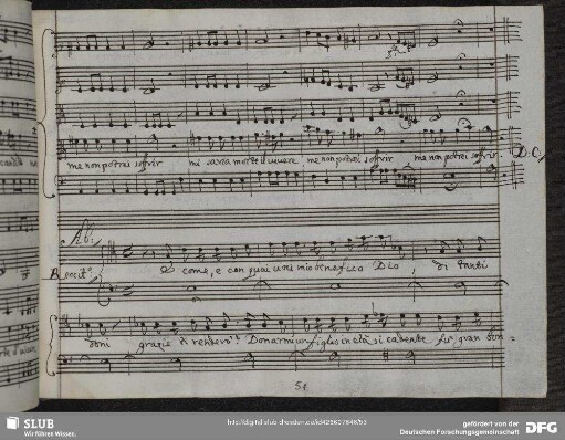 Recitativo: E come e con quai voci