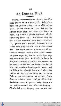 Der Traum des Mirza